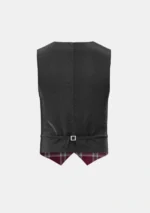 Tynecastle Park Tartan Waistcoat Back