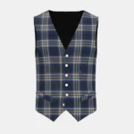 Viking Heritage Tartan Waistcoat Front