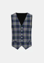Viking Heritage Tartan Waistcoat Front