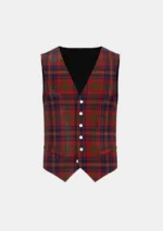 Walker Evening Tartan waistcoat Back
