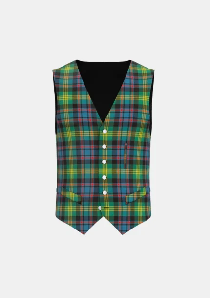 Watson Tartan Waistcoat Front
