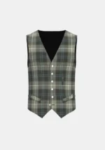 Weathered Patriot Tartan Waistcoat Back