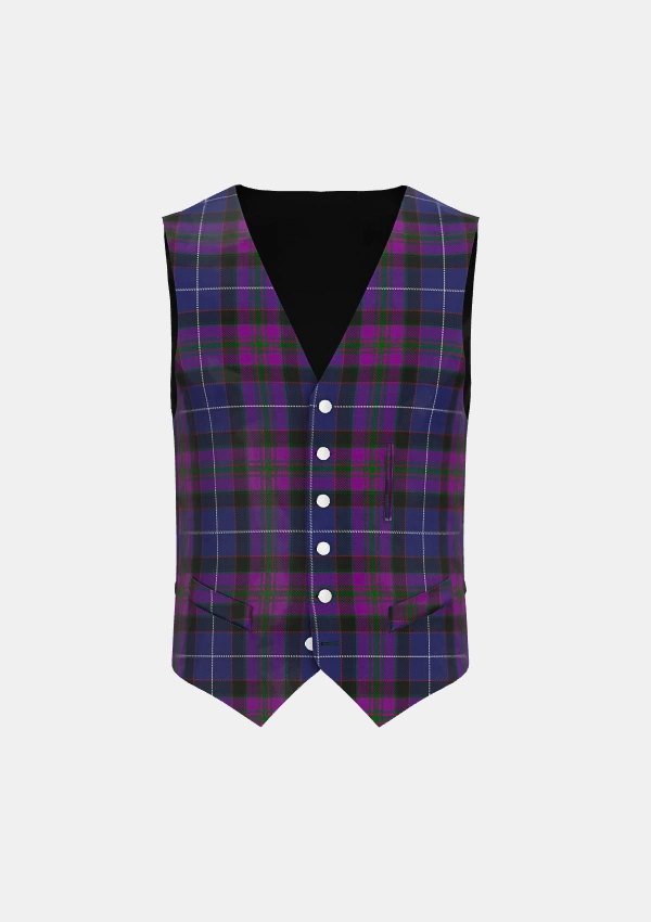 Western Isles Tartan Waistcoat Front Western Isles Tartan Waistcoat Front