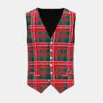 Wilson Clan Tartan Waistcoat Front