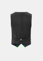 Young Tartan Waistcoat Back