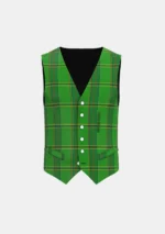 ASDA Wal-Mart Tartan Waistcoat Front