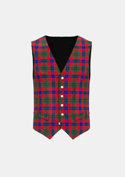 Abernethy Tartan Waistcoat Front