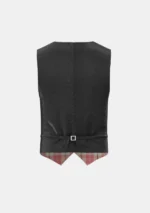 Ailsa Pink Tartan Waistcoat Back