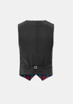 Akins Clan Tartan Waistcoat Back