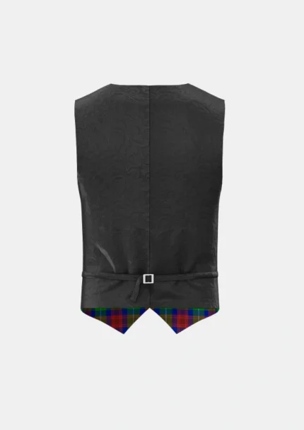Akins Clan Tartan Waistcoat Back