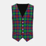 Akins Clan Tartan Waistcoat Front