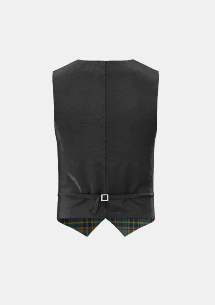 Antrim County Tartan Waistcoat Back