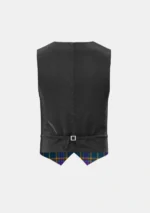 Arbuckle John Robertson Tartan Waistcoat Back