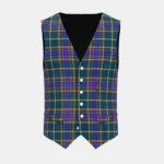 Arbuckle John Robertson Tartan Waistcoat Front