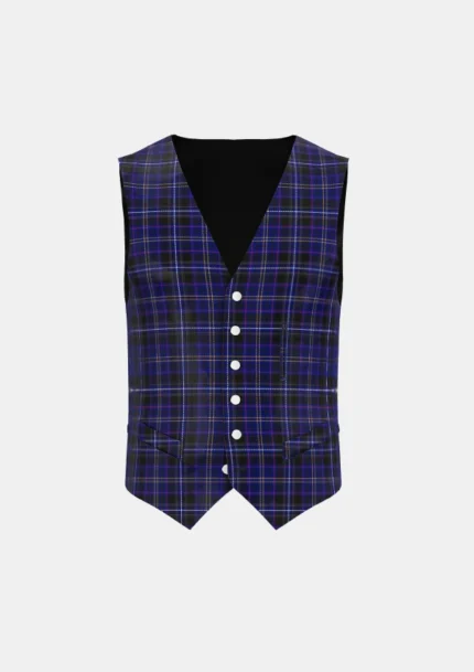 Arnold Tartan Waistcoat Front