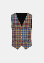 Ball Tartan Waistcoat Front