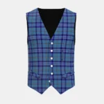 Banff and Buchan Tartan Waistcoat Front