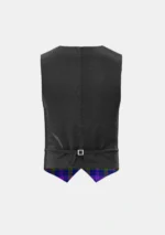 Barrett William Stewart Tartan Waistcoat Back