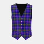 Barrett William Stewart Tartan Waistcoat Front