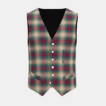 Beach & Berry Tartan Waistcoat Front