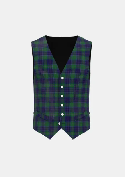 Begg Tartan Waistcoat Front