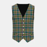 Belwade Tartan Waistcoat Front