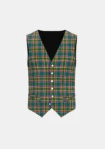 Belwade Tartan Waistcoat Front