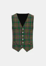 Berry Tribute Tartan Waistcoat Front