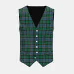 Birse Tartan Waistcoat Front