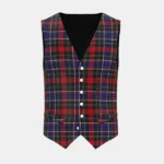Bishop Tartan Waistcoat Front