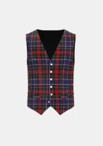 Bishop Tartan Waistcoat Front