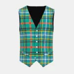 Bisset Tartan Waistcoat Front