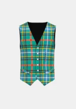 Bisset Tartan Waistcoat Front