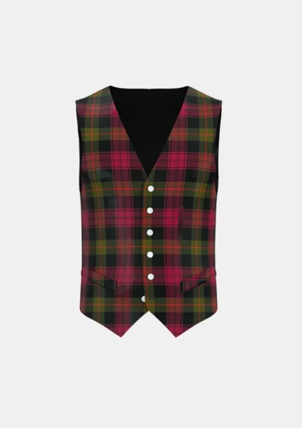 Booth Tartan Waistcoat Front