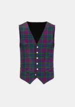Braid Tartan Waistcoat Front