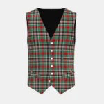 Bruce of Kinnaird Tartan Waistcoat Back