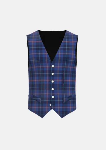 Bryson Tartan Waistcoat Front