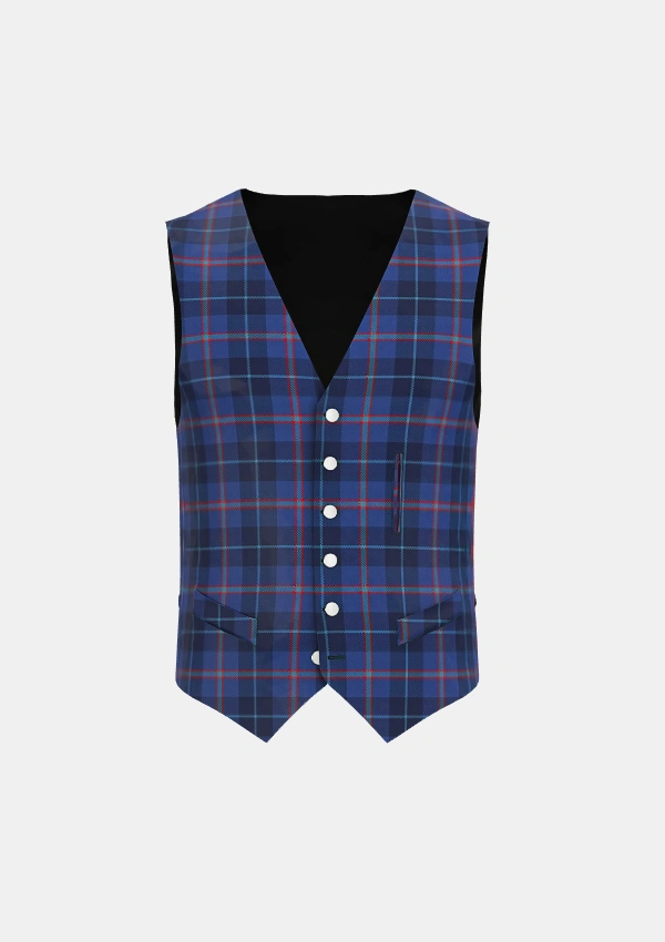 Bryson Tartan Waistcoat Front Bryson Tartan Waistcoat Front