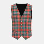 Caledonia Tartan Waistcoat Front