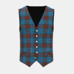 Cameron Hunting Tartan Waistcoat Front