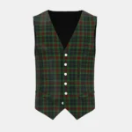 Carlow County Tartan Waistcoat Front