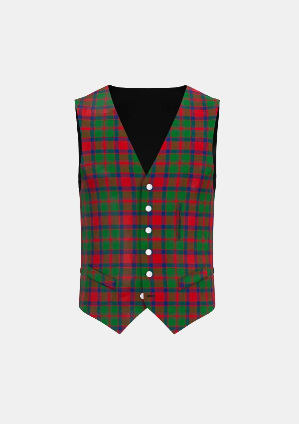 Carrick Tartan Waistcoat Front Carrick Tartan Waistcoat Front