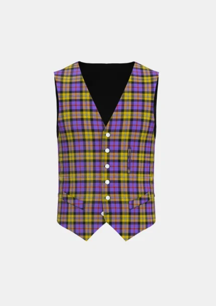 Casey Tartan Waistcoat Front