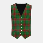 Cavan County Tartan Waistcoat Front