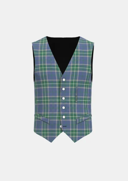 Chambers Bay Tartan Waistcoat Front