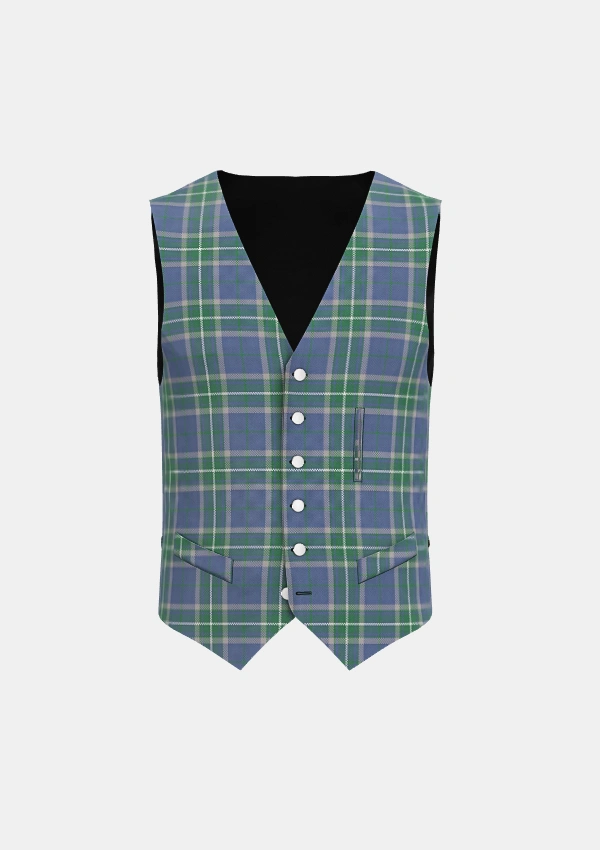 Chambers Bay Tartan Waistcoat Front Chambers Bay Tartan Waistcoat Front