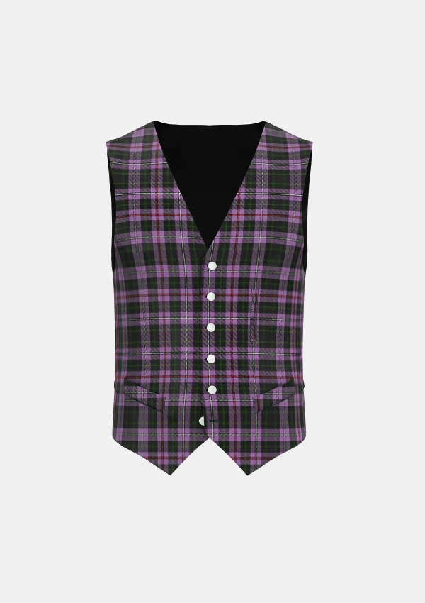Chapman Tartan Waistcoat Front Chapman Tartan Waistcoat Front