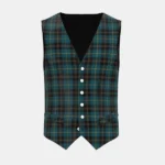 Charney William Francis Tartan Waistcoat Front