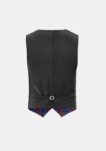 Chinese Scottish Tartan Waistcoat Back