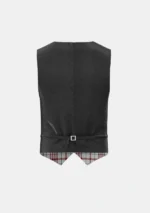 Clayton Dress Tartan Waistcoat Back